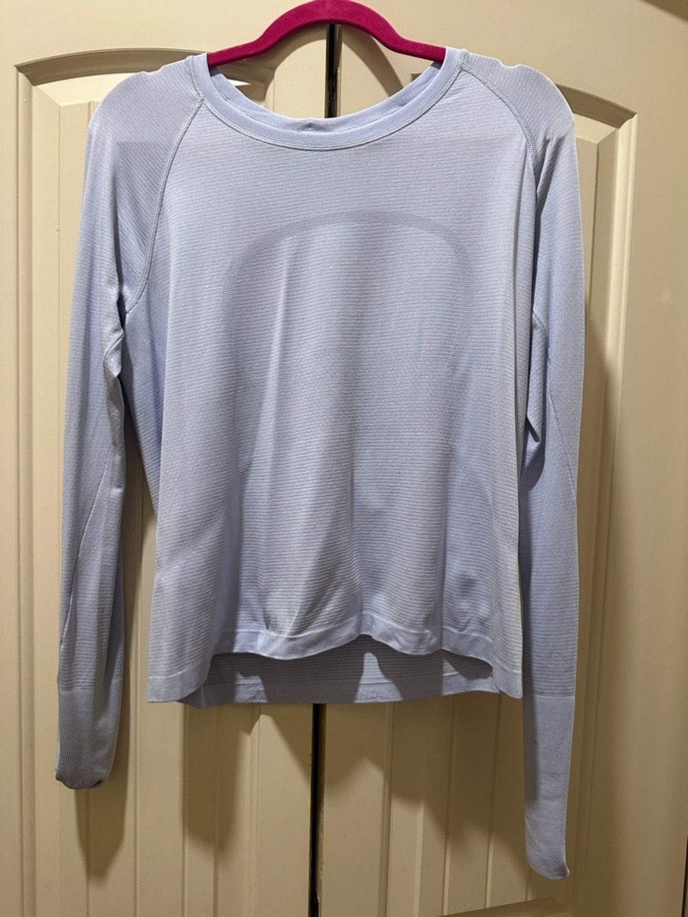 lululemon athletica Light Blue Long-Sleeve Performance Tee
